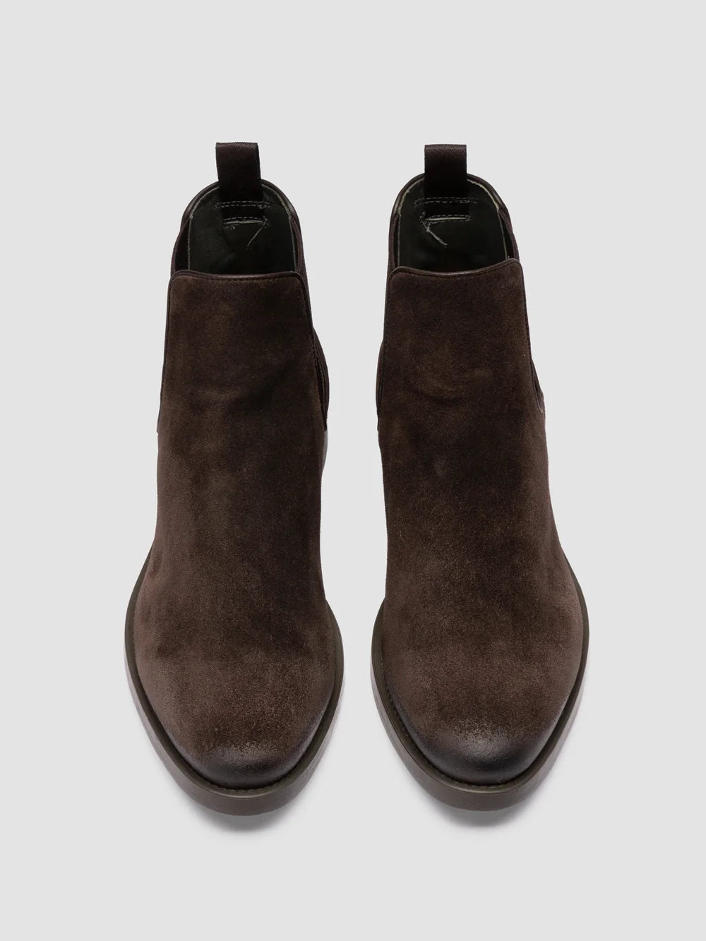 ERGOSUM 003 - Brown Suede Chelsea Boots - image 2,side view