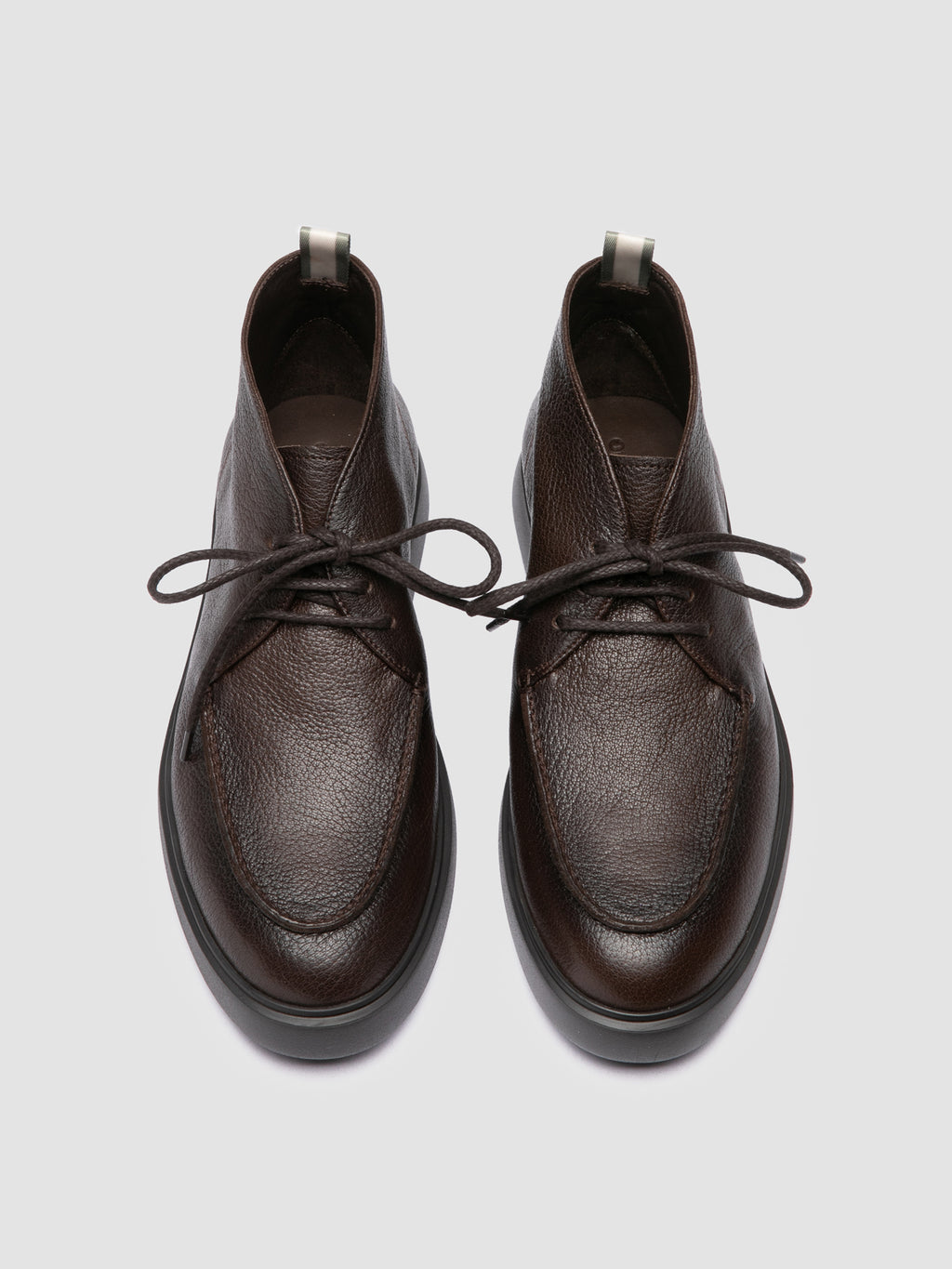 FRAME 002 - Stivali Chukka in Pelle Marrone - image 2,side view