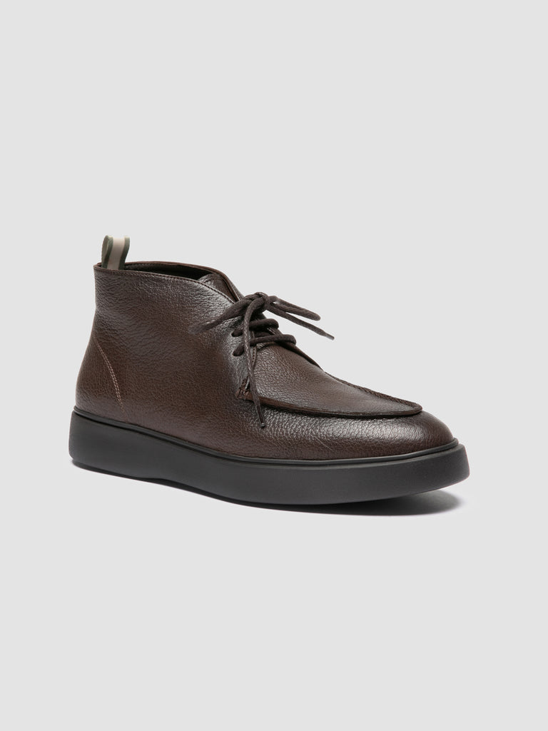 FRAME 002 - Brown Leather Chukka Boots