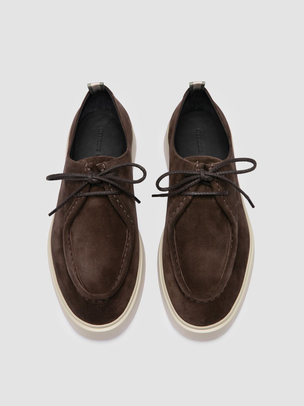 FRAME 011 - Brown Suede Derby Shoes