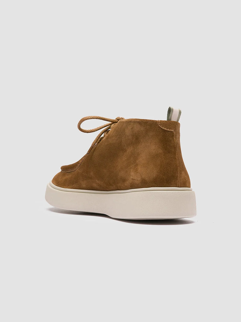 Men's Brown Suede Chukka Boots: FRAME 012 Officine Creative - 4