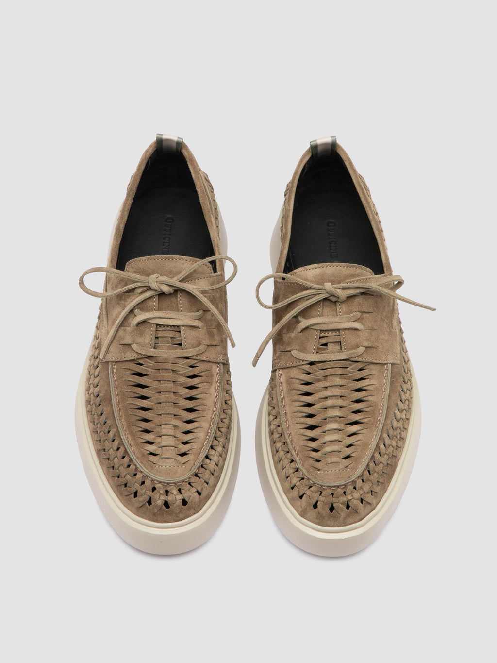 FRAME 018 - Taupe Suede Boat Shoes - image 2,side view