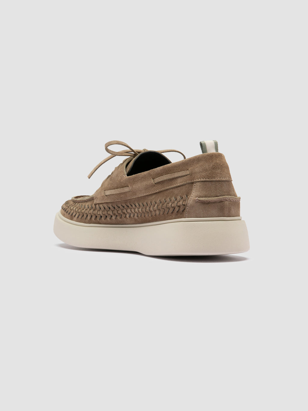 FRAME 018 - Taupe Suede Boat Shoes - image 4,side view