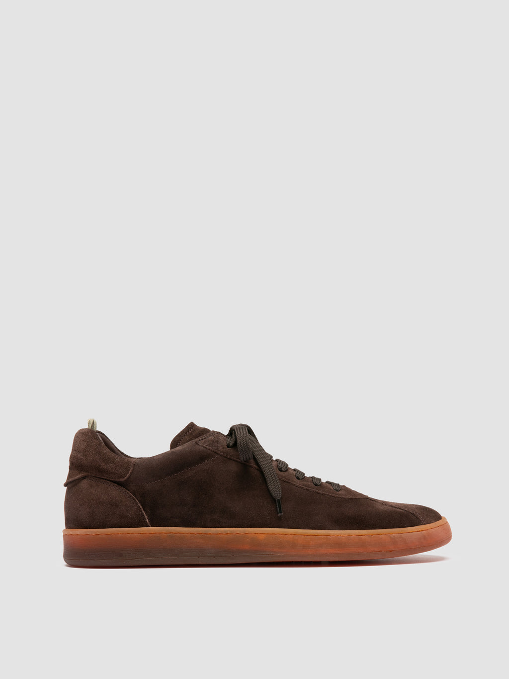 GINNASIO 001 - Brown Suede Sneakers - image 1,side view