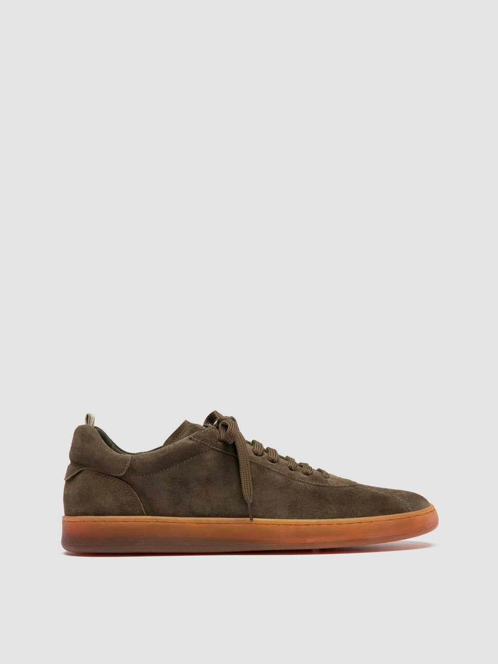 GINNASIO 001 - Green Suede Sneakers - image 1,side view