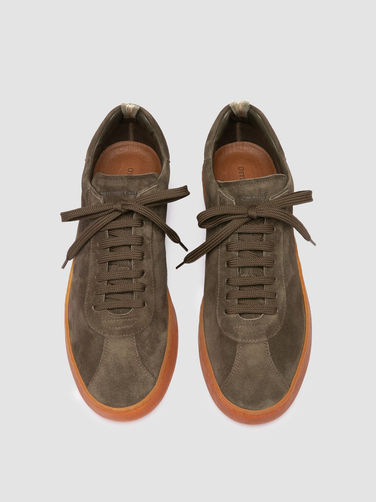 GINNASIO 001 - Green Suede Sneakers