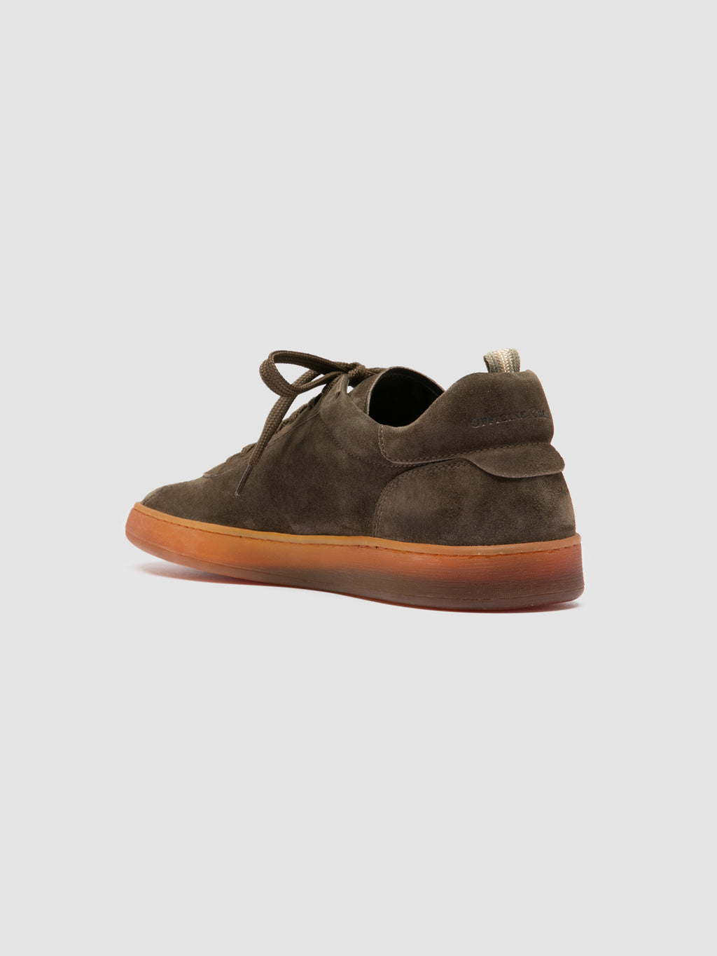 GINNASIO 001 - Green Suede Sneakers - image 4,side view