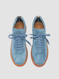 GINNASIO 001 - Blue Suede Sneakers - thumb image 2,side view