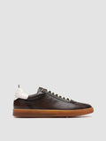 GINNASIO 003 - Sneaker Basse in Pelle Marrone - thumb image 1,side view