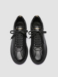 GINNASIO 003 - Sneaker Basse in Pelle Nera - thumb image 2,side view