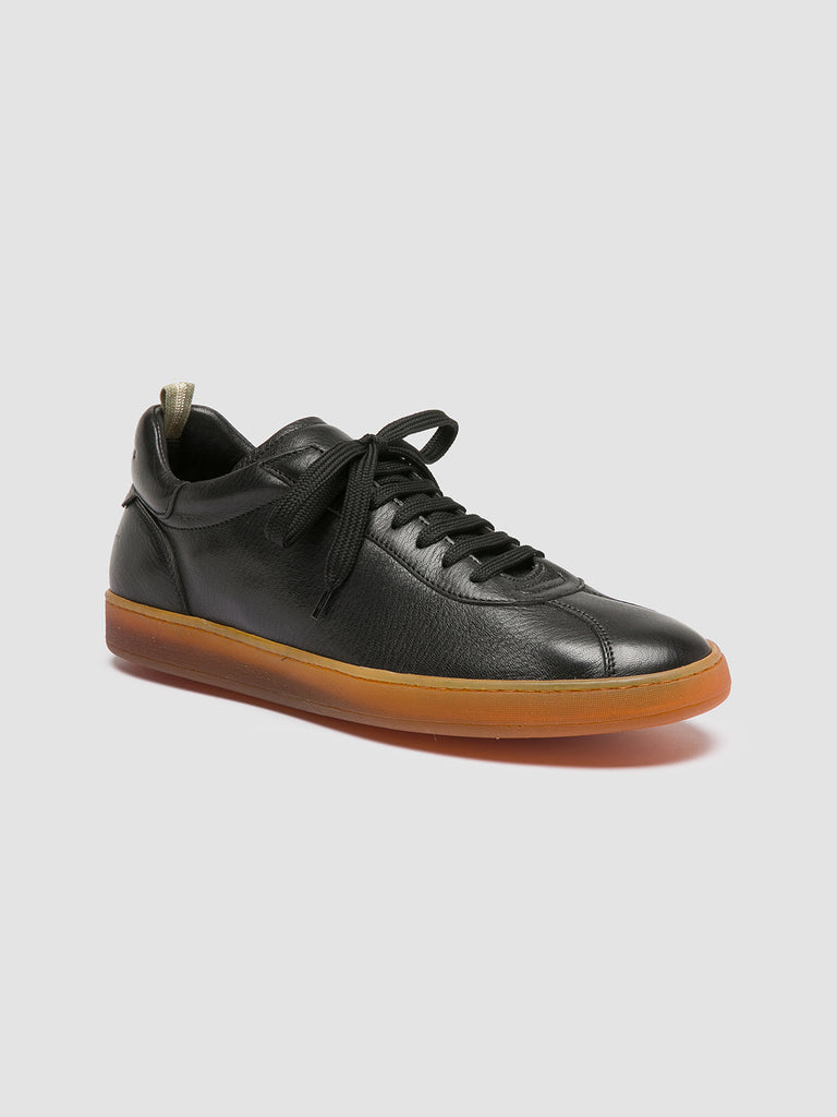 HALO 001 - Sneaker Basse in Pelle Nera