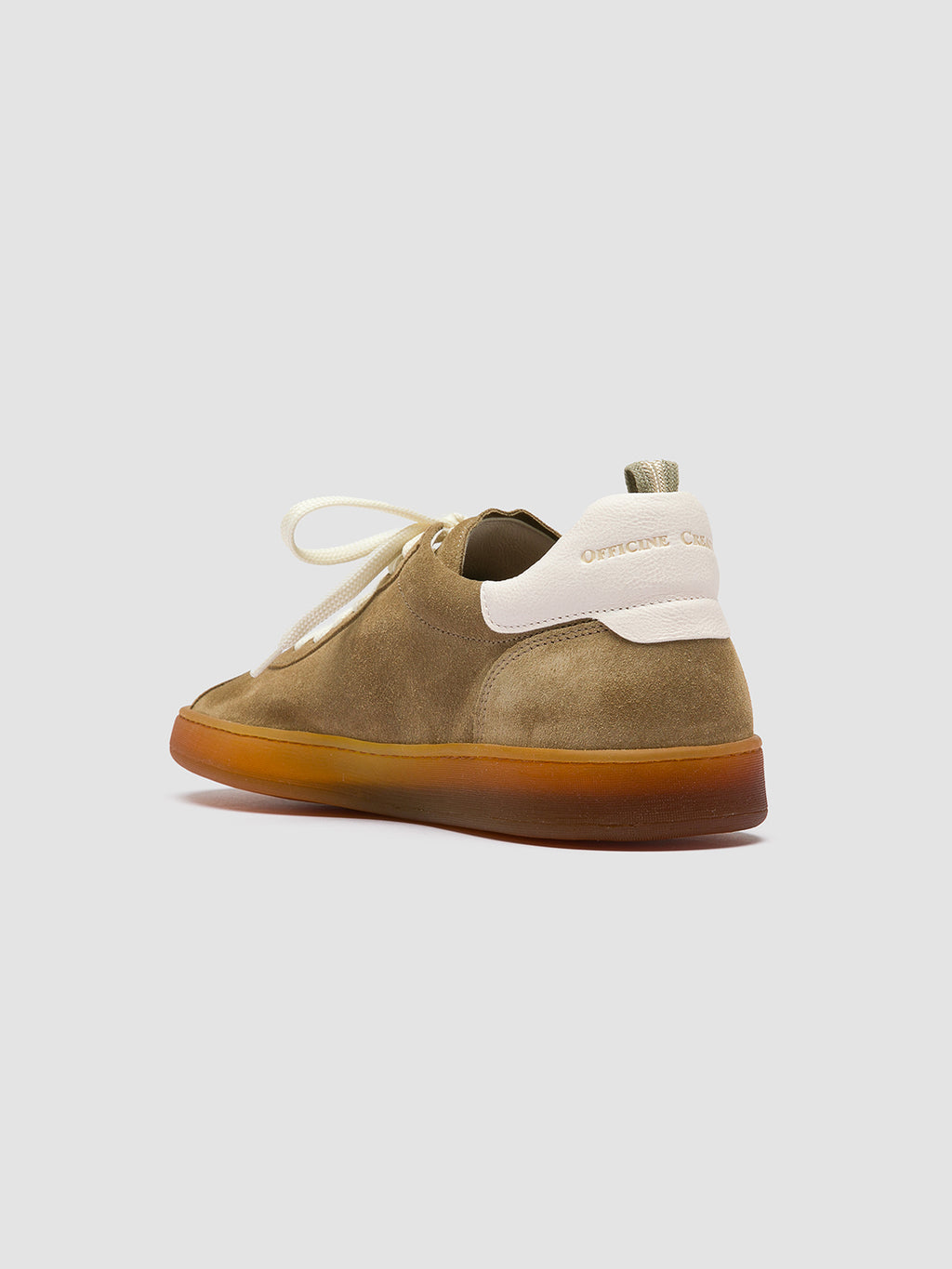 HALO 001 - Sneaker Basse in Camoscio e Pelle Marrone