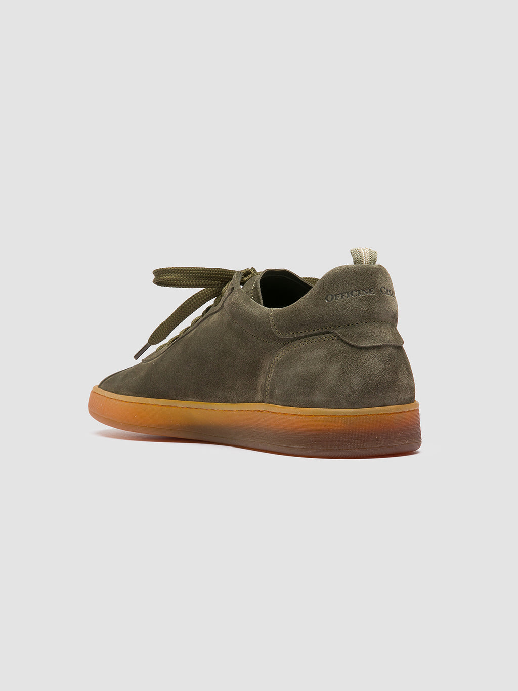 HALO 001 - Sneaker Basse in Pelle Scamosciata Verde