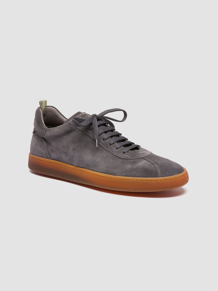 HALO 001 - Sneaker Basse in Pelle Scamosciata Blu
