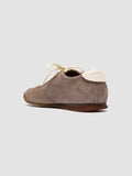 HAZEL 001 - Sneaker Basse in Pelle Scamosciata Color Tortora - thumb image 4,side view