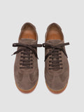 HAZEL 001 - Taupe Suede Low-Top Sneakers - thumb image 2,side view