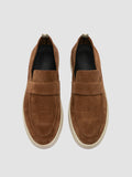 HERBIE 001 - Brown Suede Penny Loafers - thumb image 2,side view