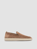 HERBIE 011 - Brown Suede Penny Loafers