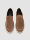 HERBIE 011 - Brown Suede Penny Loafers
