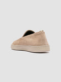 HERBIE 011 - Mocassini Penny in Pelle Scamosciata Beige