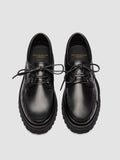 HERITAGE 001 - Black Lug Sole Leather Moccasins - thumb image 2,side view