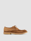 HISTORY 001 - Scarpe Derby in Pelle Scamosciata Marrone - thumb image 1,side view