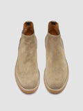 HISTORY 004 - Stivali Chelsea in Pelle Scamosciata Color Tortora - thumb image 2,side view