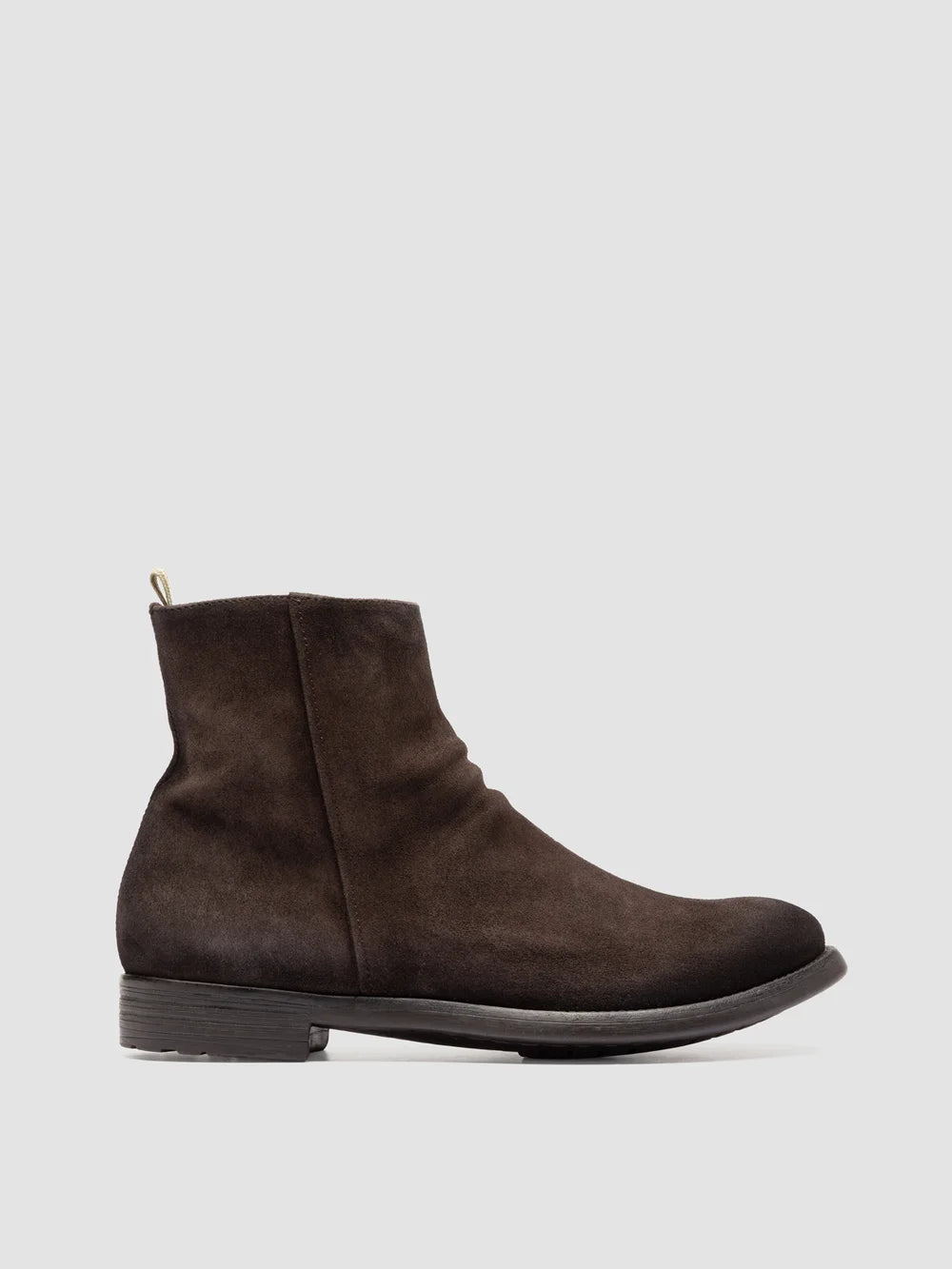 HIVE 010 - Brown Suede Zip Boots - image 1,side view