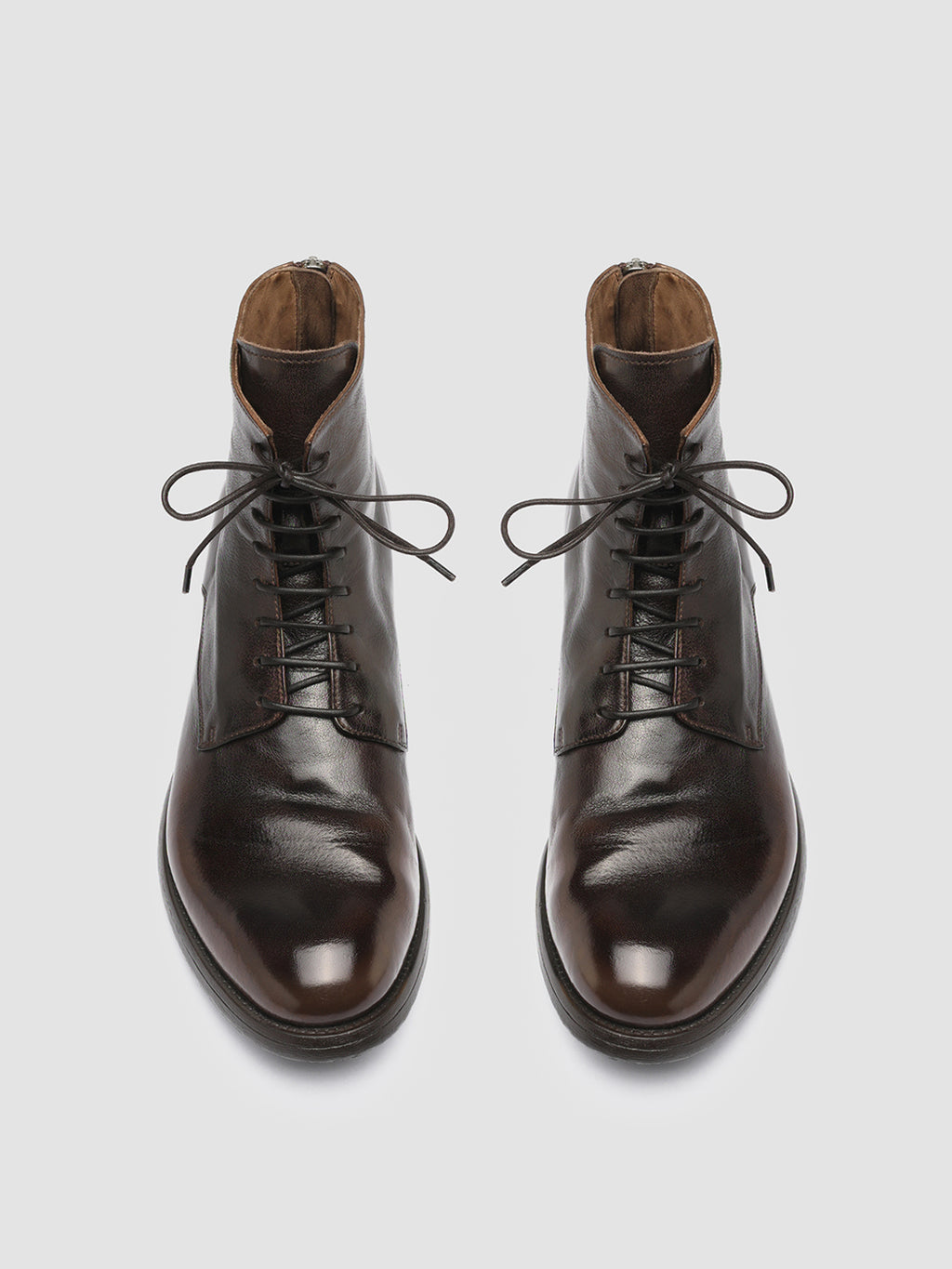 HIVE 016 - Brown Zip Boots - image 2,side view