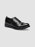 HIVE 061 - Scarpe Oxford in Pelle Nera - thumb image 3,side view