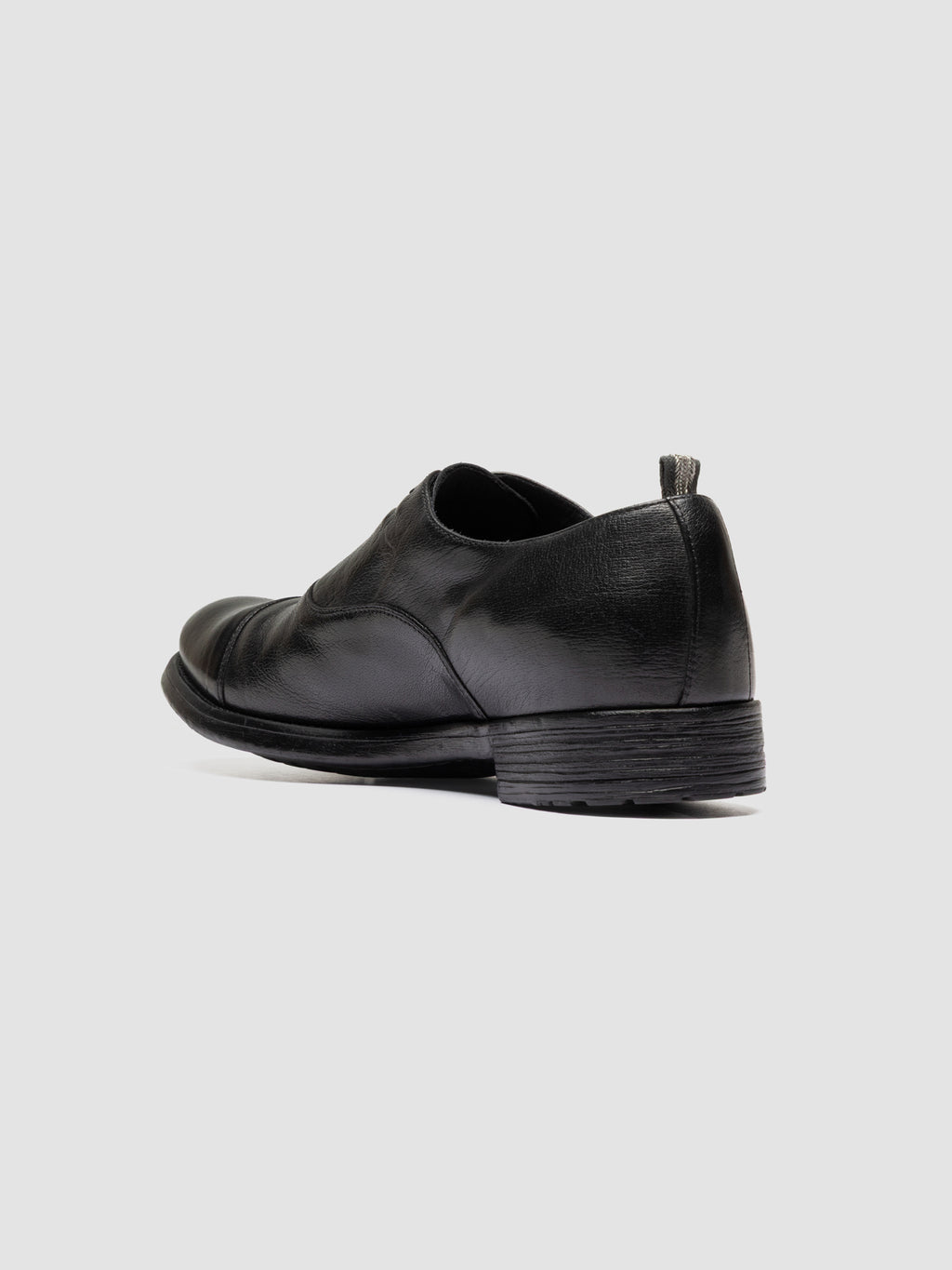HIVE 061 - Scarpe Oxford in Pelle Nera - image 4,side view