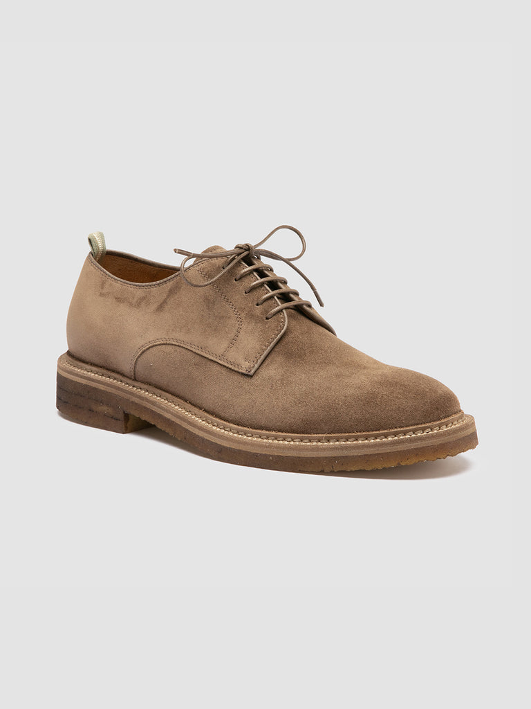 HOPKINS CREPE 115 - Derby in Pelle Scamosciata Marrone