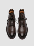 HOPKINS FLEXI 203 - Brown Leather Lace-up Boots - thumb image 2,side view