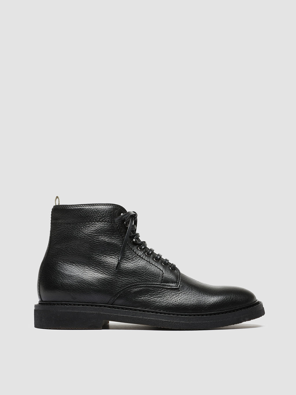HOPKINS FLEXI 203 - Stivali Stringati in Pelle Nera