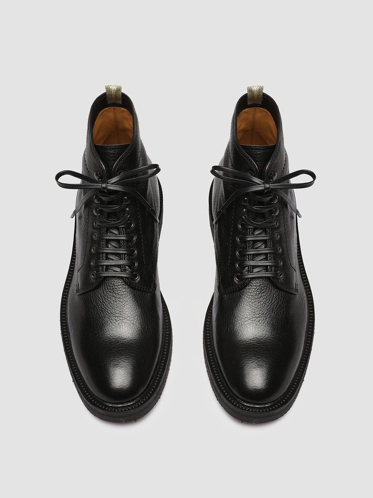 HOPKINS FLEXI 203 - Stivali Stringati in Pelle Nera