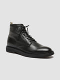 HOPKINS FLEXI 203 - Stivali Stringati in Pelle Nera