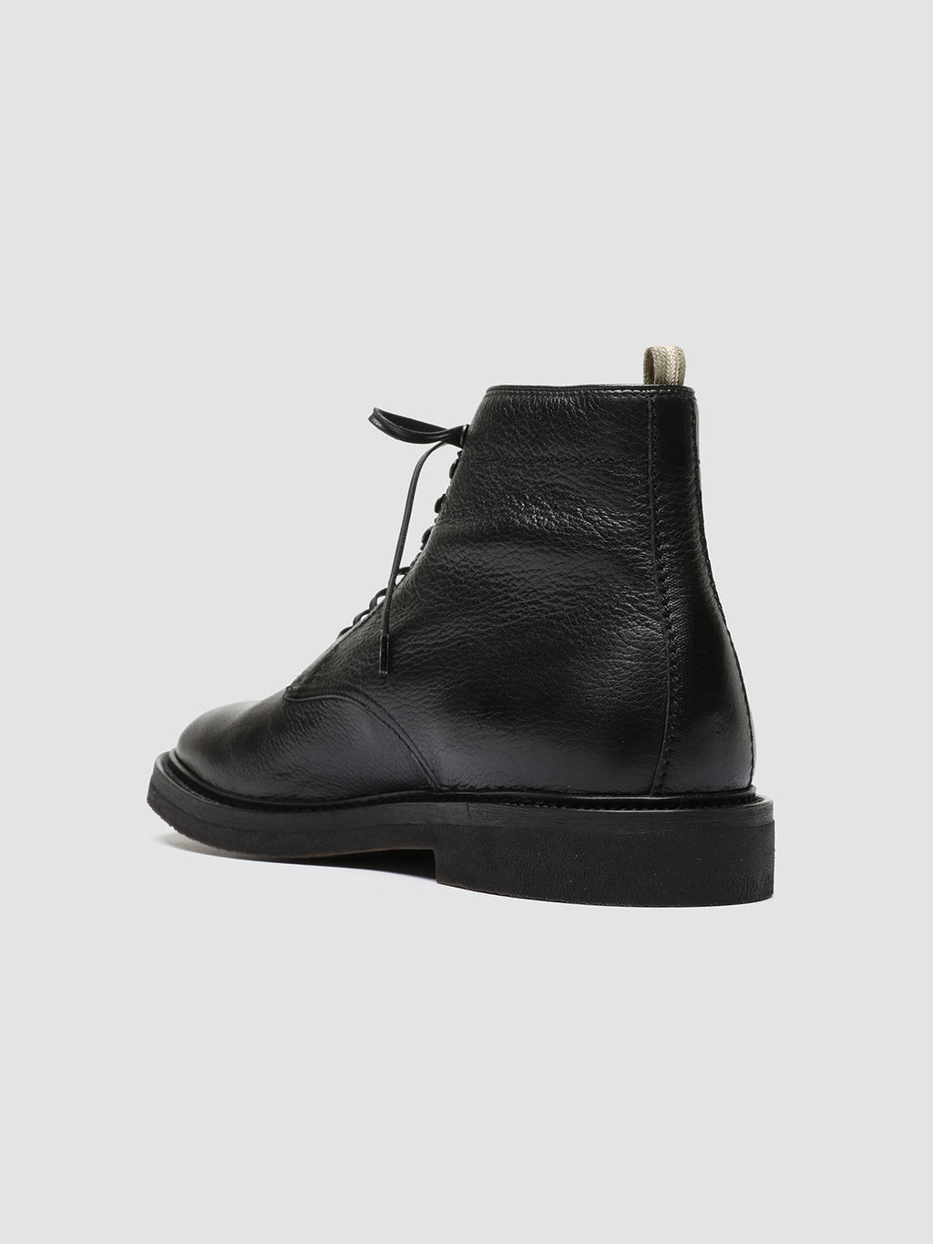 HOPKINS FLEXI 203 - Stivali Stringati in Pelle Nera