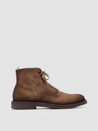 HOPKINS FLEXI 203 - Stivali Stringati in Pelle Scamosciata Color Tortora