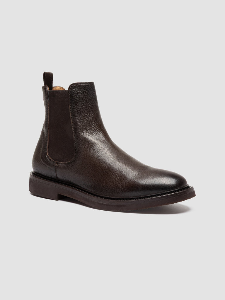 HOPKINS FLEXI 204 - Brown Leather Chelsea Boots