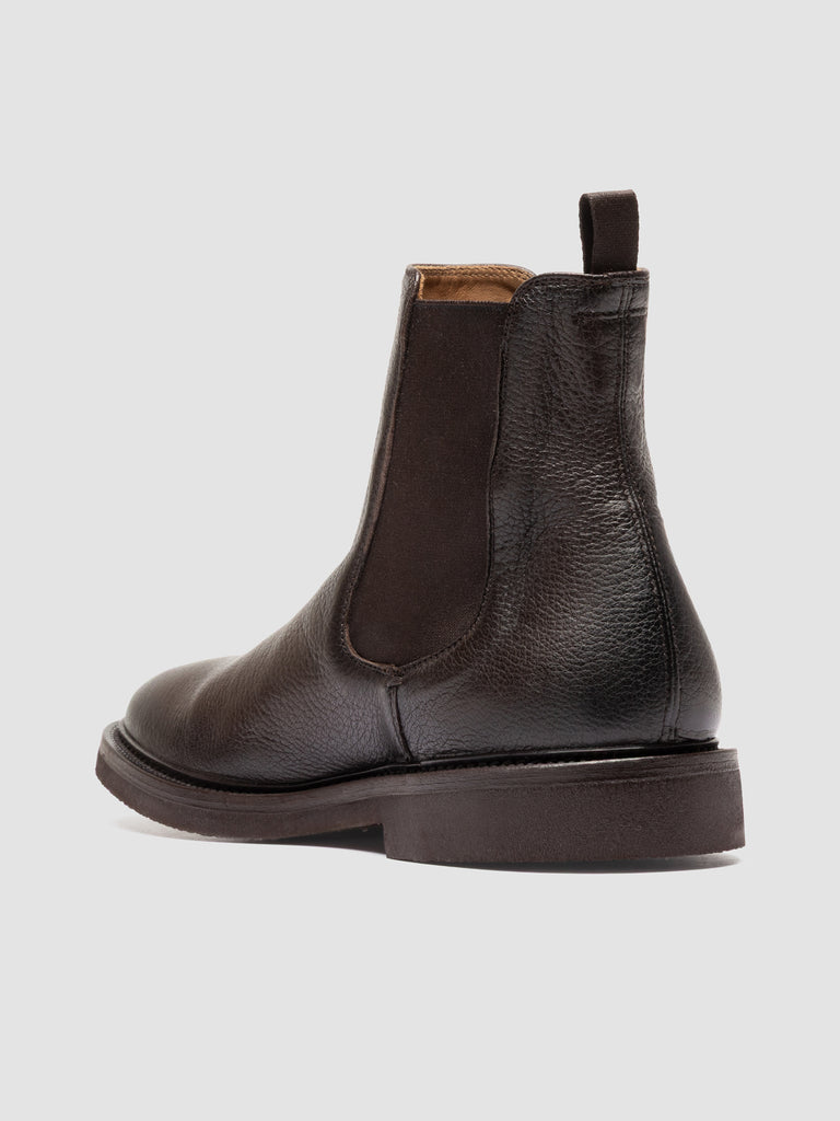 HOPKINS FLEXI 204 - Brown Leather Chelsea Boots