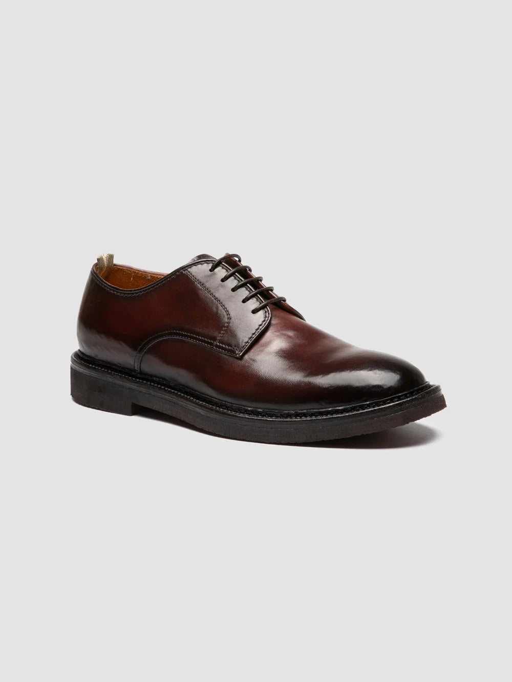 HOPKINS FLEXI 208 - Scarpe Derby in Pelle Bordeaux - image 3,side view