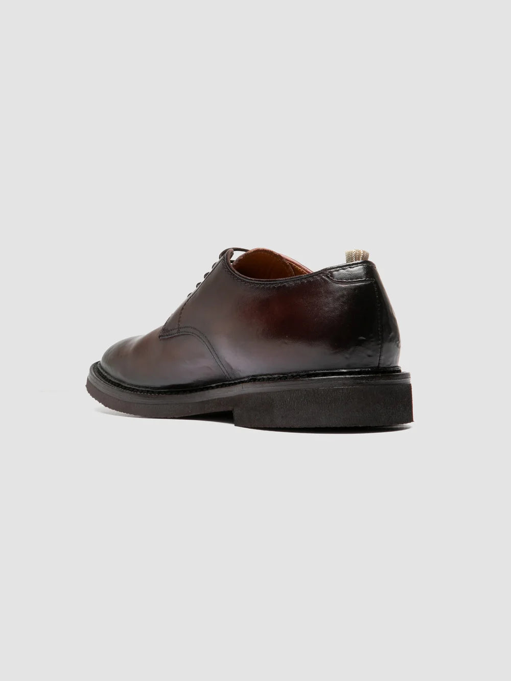 HOPKINS FLEXI 208 - Scarpe Derby in Pelle Bordeaux - image 4,side view