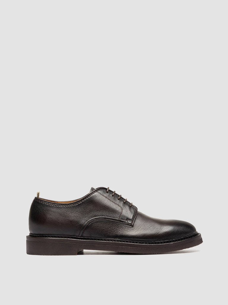 HOPKINS FLEXI 208 - Brown Leather Derby Shoes