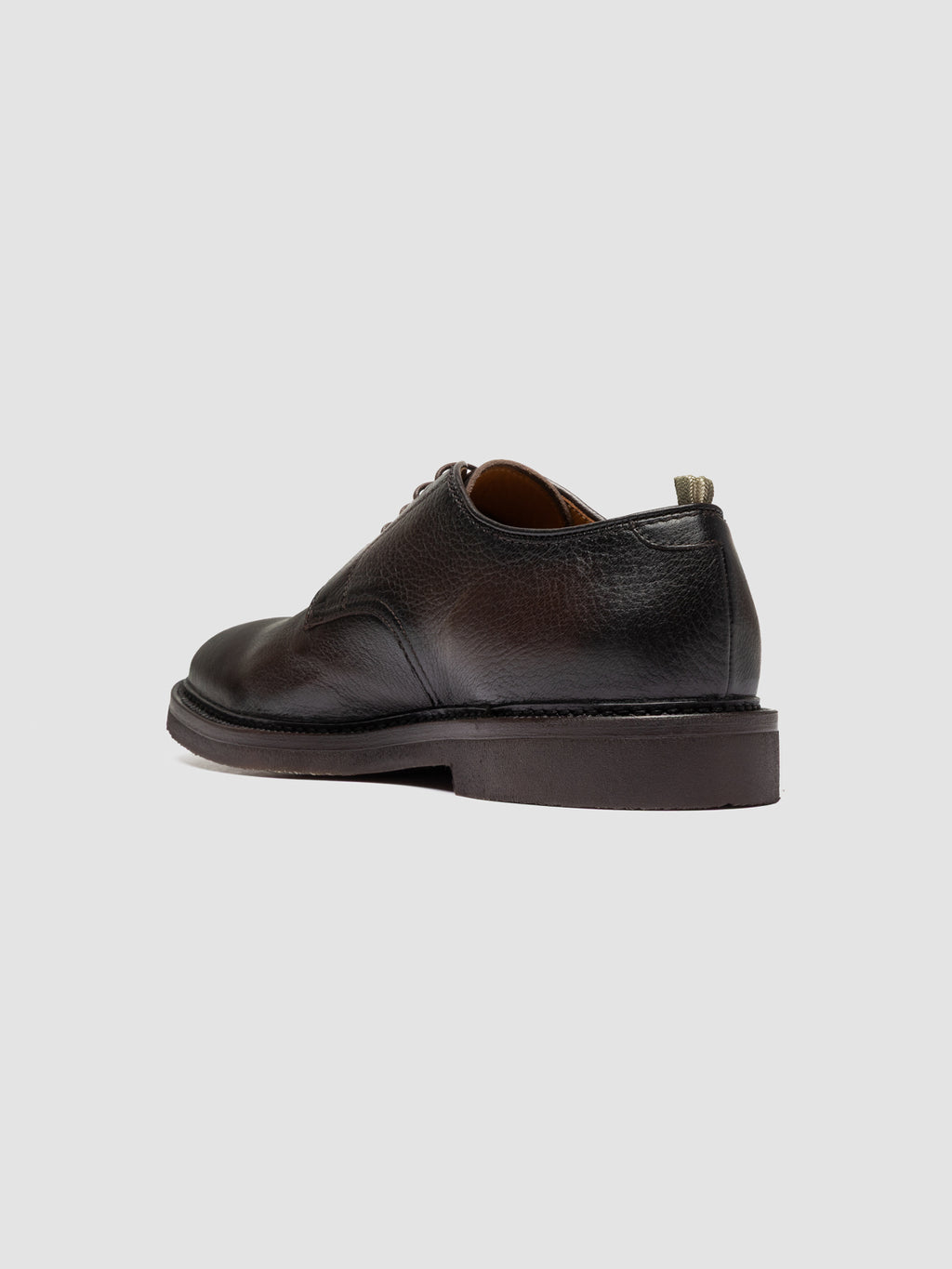 HOPKINS FLEXI 208 - Scarpe Derby in Pelle Marrone - image 4,side view