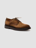 HOPKINS FLEXI 208 - Scarpe Derby in Pelle Scamosciata Marrone - thumb image 3,side view