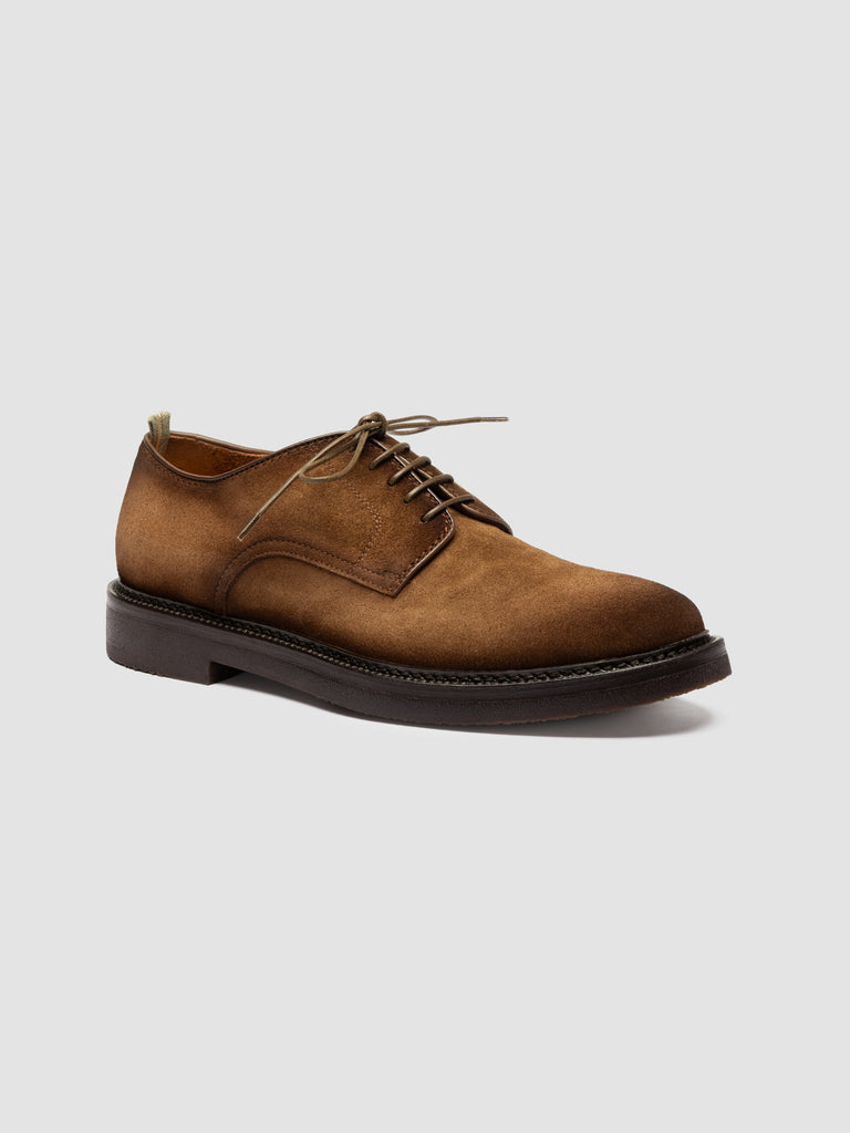 HOPKINS FLEXI 208 - Scarpe Derby in Pelle Scamosciata Marrone