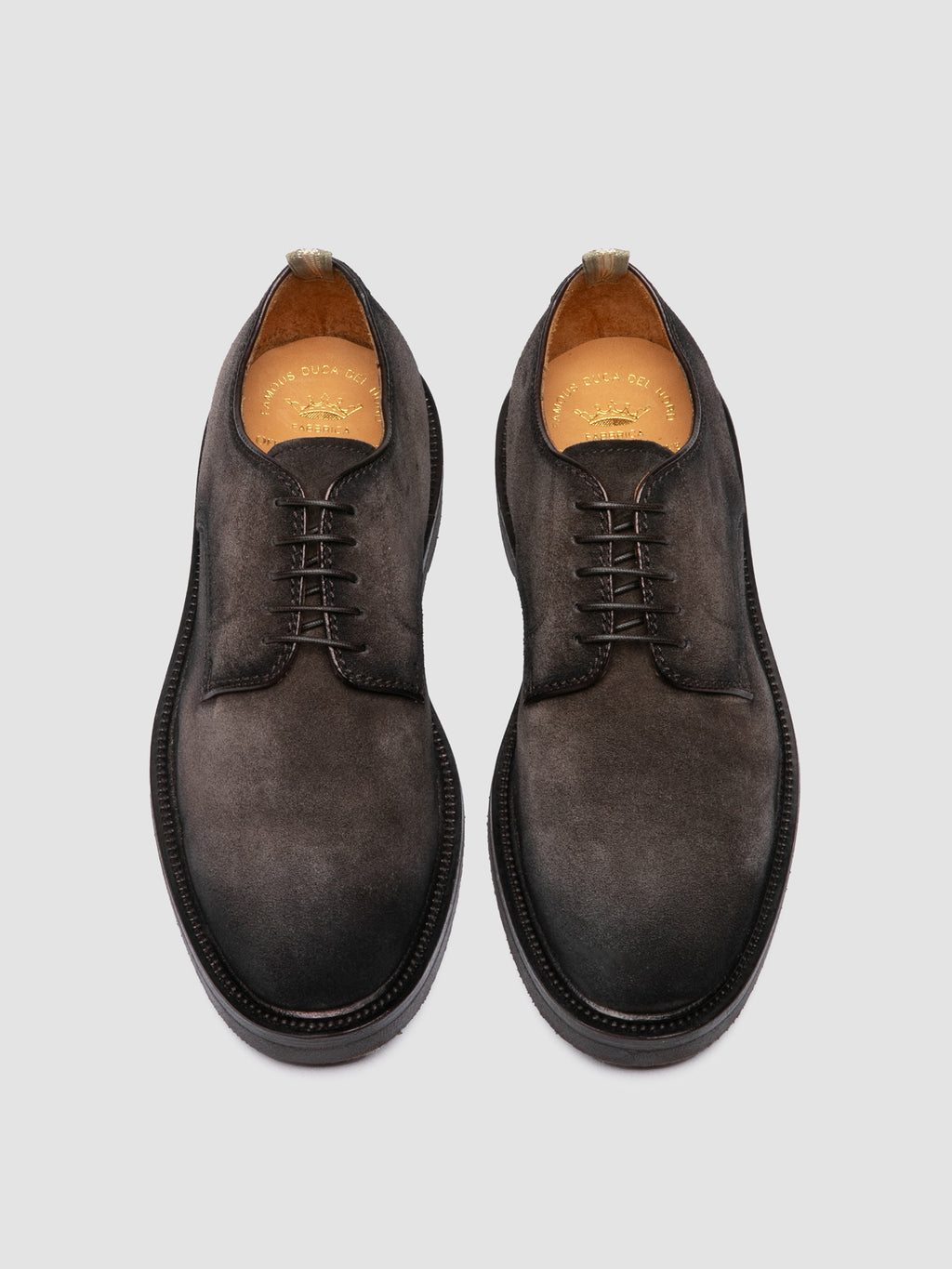 HOPKINS FLEXI 208 - Brown Suede Derby Shoes