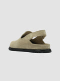 INTROSPECTUS 002 - Taupe Suede Back Strap Sandals