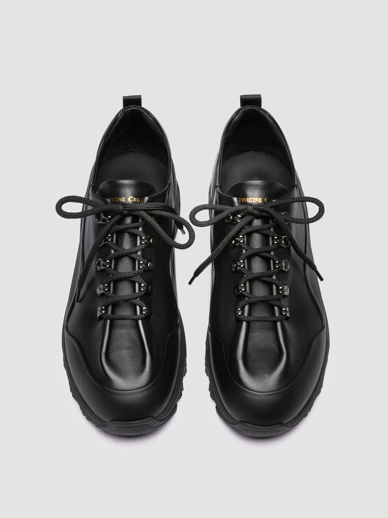 ITINERE 001 - Scarpe Derby in Pelle Nera