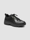 ITINERE 001 - Scarpe Derby in Pelle Nera - thumb image 3,side view